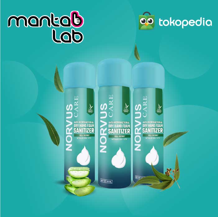 Norvus Hand Sanitizer Foam 3x 85ml