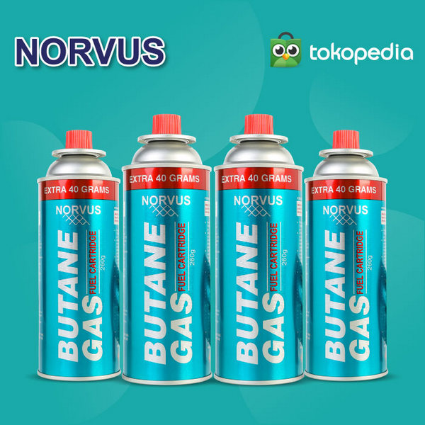 Norvus Butane Gas Bundling 4x 260 g