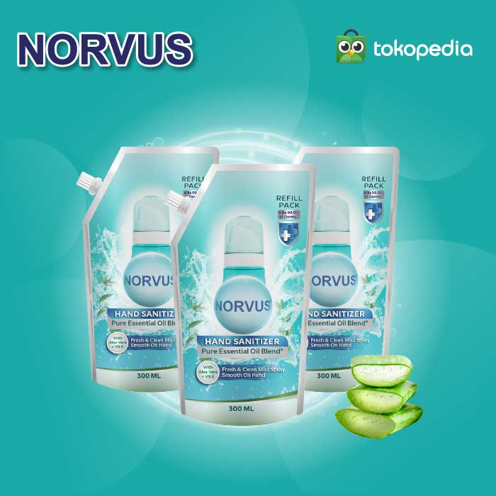 NORVUS - Hand Sanitizer Refill 3 x 300ml