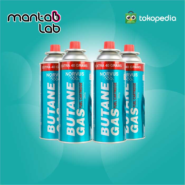 Norvus Butane Gas 4x 260g