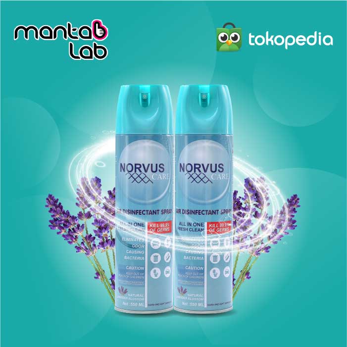 Norvus Air Disinfectant Lavender 2x 550ml