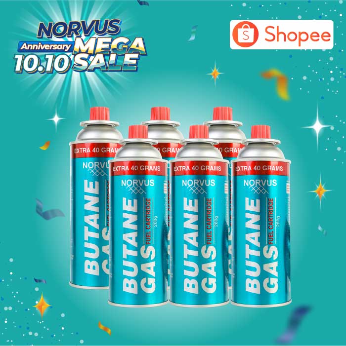 Norvus Butane Gas Bundling 6x 260g