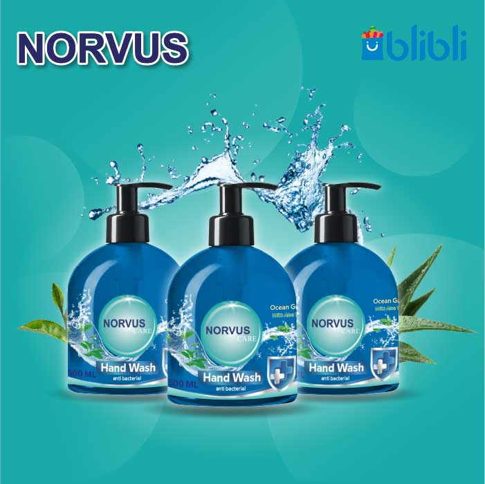 Norvus Hand Wash Green Tea 3x 500 ml